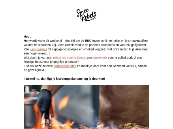 Warm weer? Tijd voor de barbecue 😍
