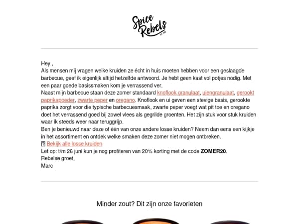 De 5 kruiden die ik altijd naast de barbecue heb staan 🔥