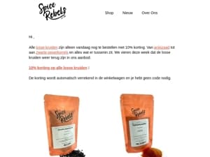 Laatste kans: alleen vandaag nog 10% korting