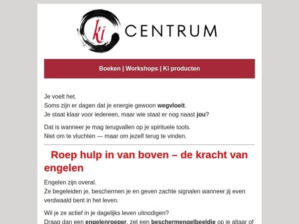   Bescherm je energie. Roep hulp aan. Herstel je kracht.