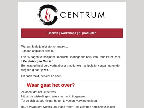 📅 Over 5 dagen beschikbaar: De Verborgen Narcist van Hans Peter Roel