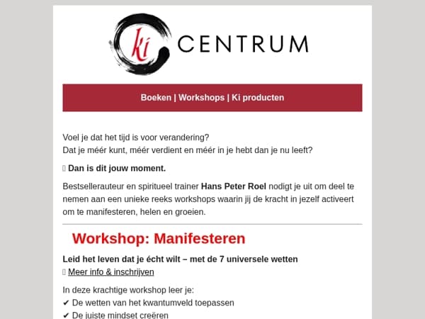   Klaar om jouw leven bewust te creëren? 🌟