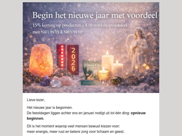  Begin het nieuwe jaar met voordeel