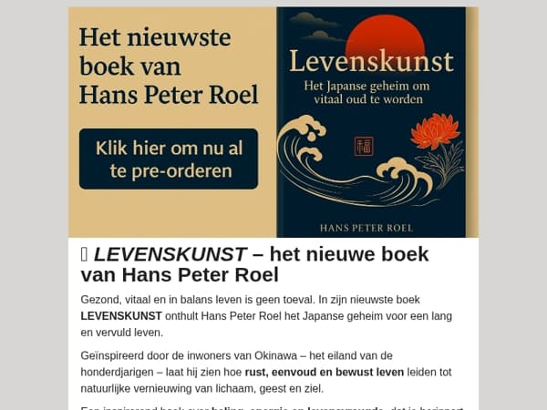  Mijn nieuwe boek Levenskunst komt er aan! 🥳