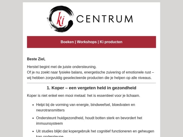   Gezondheid in al zijn vormen – met natuurlijke tools