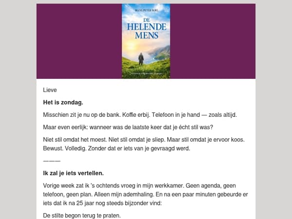   De stilte die je mist