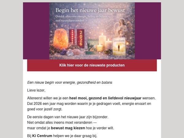  Begin het nieuwe jaar bewust