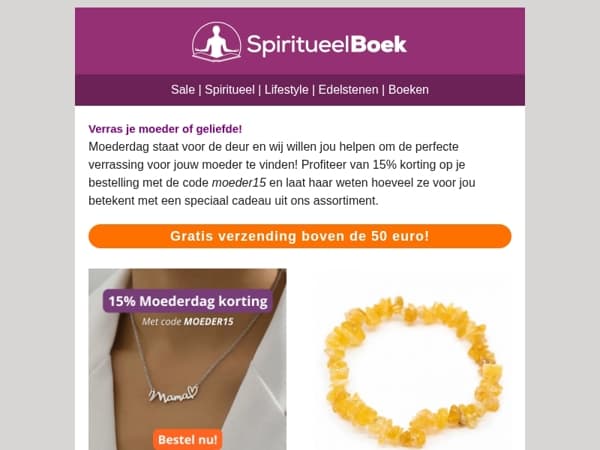 15% korting speciaal voor jou  ! 🥳