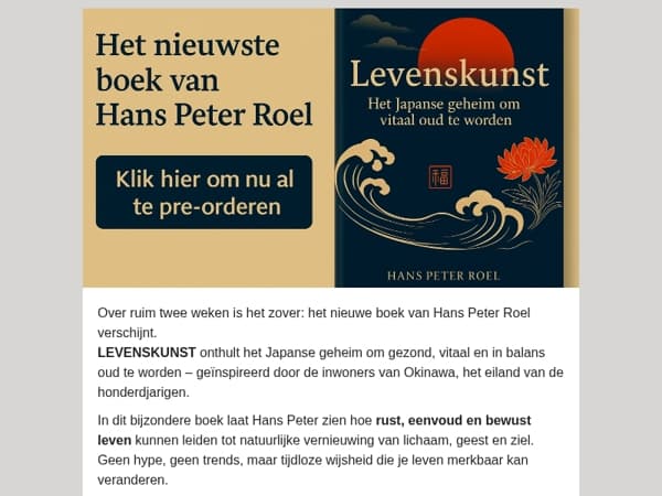  Mijn nieuwe boek Levenskunst is er bijna!! 🥳