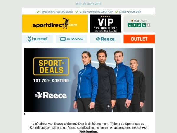Alle Reece-deals op een rij – tot 70% korting!