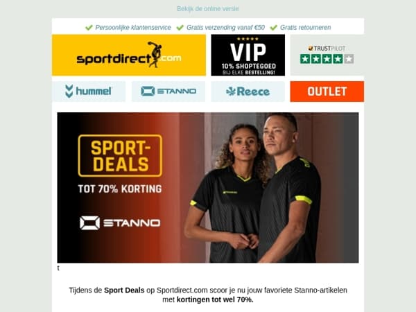 Stanno-artikelen in de Sale – tot 70% korting!