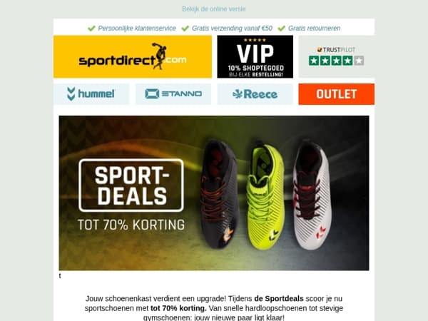 Tot 70% korting op sportschoenen!👟