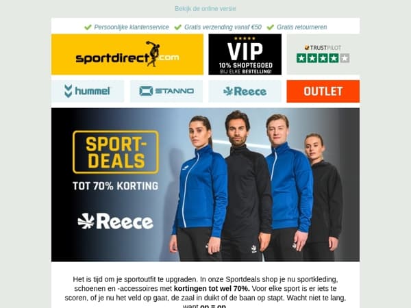 Scoor tot 70% korting!