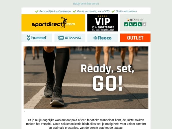 Het maximale halen uit elke stap!🧦