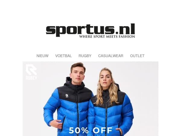 Sportdeal alert: Scoor nu tot 50% korting op Robey