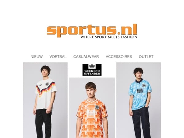 Nieuw | Weekend Offender | Voetbal Meets Streetwear