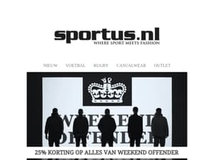 SALE | 25% Korting op alles van Weekend Offender