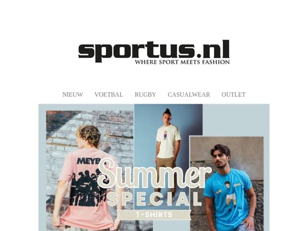 Zomer Special 🌞 Tot 50% KORTING op T-Shirts