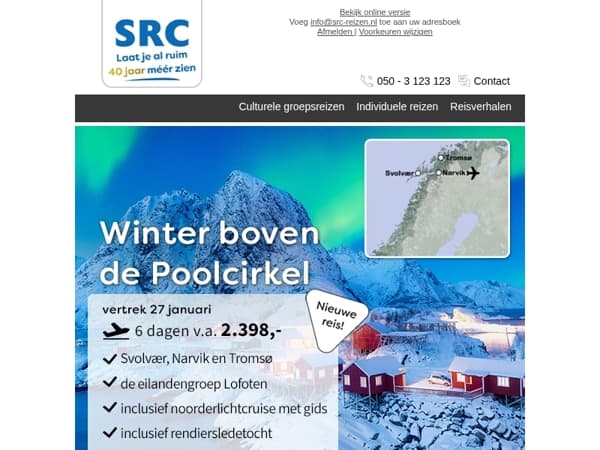  ❄️⛄ Beleef een uniek winters reisavontuur