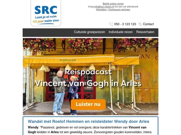 🎙Ontdek Arles in 't voetspoor van Van Gogh