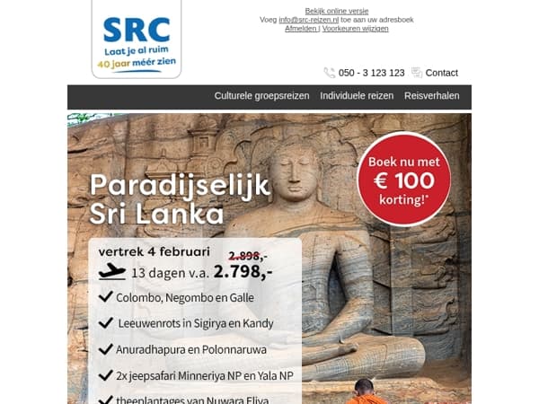  🌴🐘 Paradijselijk reizen