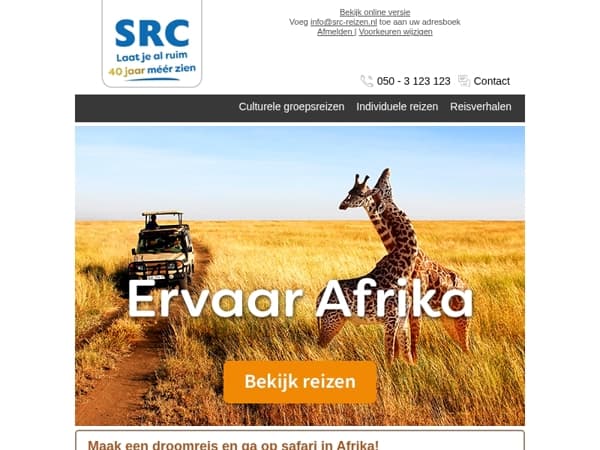 🐘 Ga wild spotten in Afrika