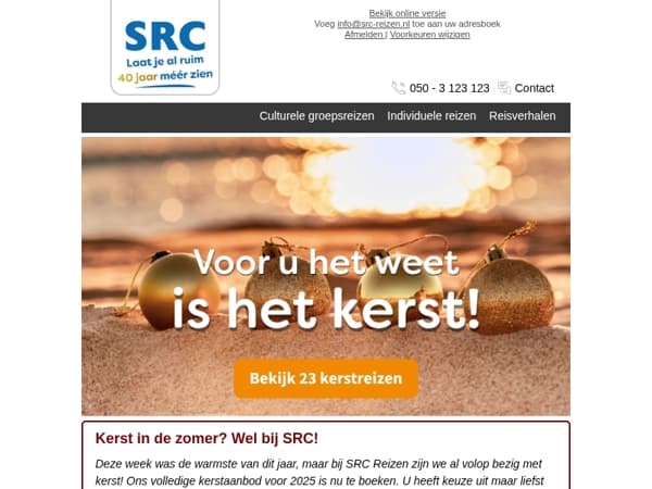 🎄🌟 Kerst in de zomer