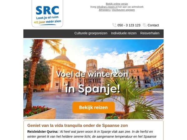 🌞 💃🏻 Proef cultuur onder de Spaanse zon