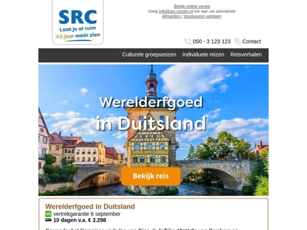 Waar gaat u cultuur snuiven?