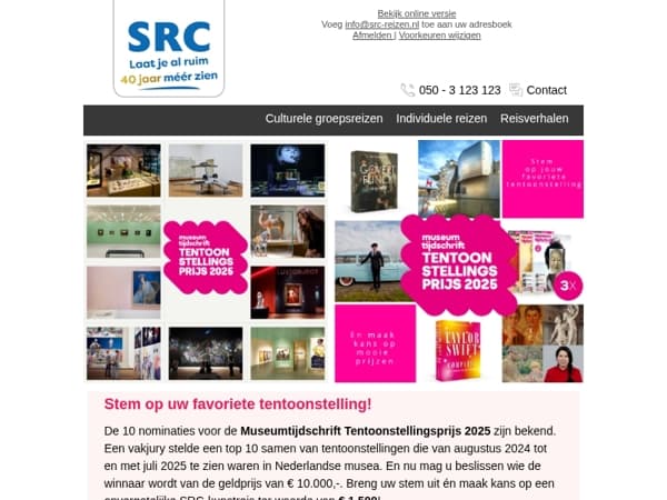 🎨 Wie wint de Museumtijdschrift Tentoonstellingsprijs 2025?