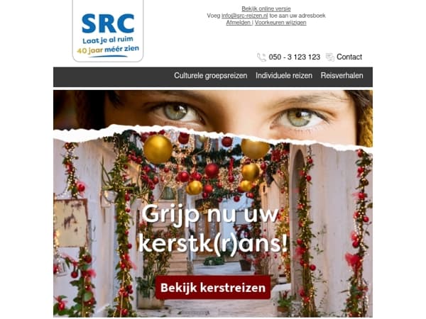 🎄 Laatste plaatsen! Onze kerstreizen zijn bijna vol 🌟