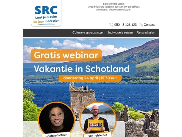  Gratis webinar Schotland 🥃🐏