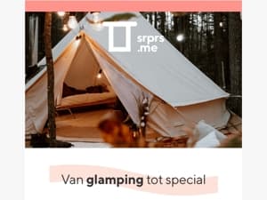 Van glamping tot special ⛺️