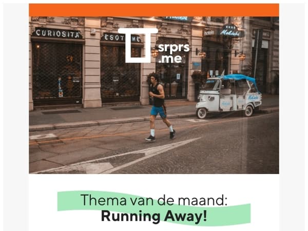 Nieuwe maand, nieuw thema: Running Away! 🏃‍♀️💨