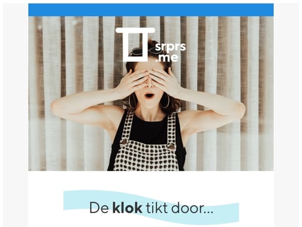 Je aftelklok staat bijna op 0 😱