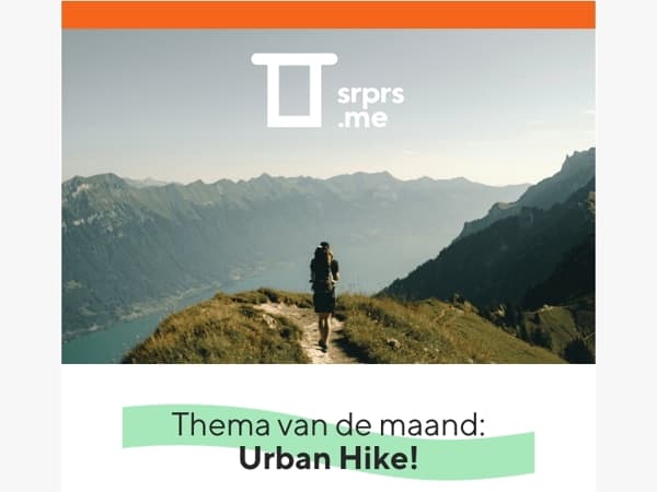 Nieuwe maand, nieuw thema: Urban Hike!