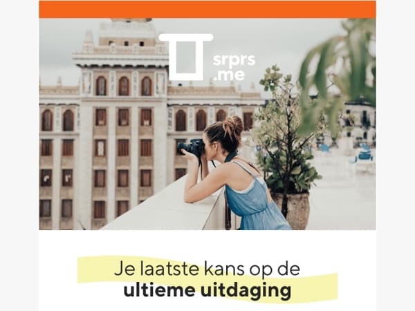 Laatste kans op de ultieme uitdaging 👀