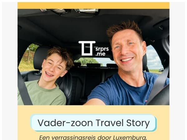 Maurice en zijn zoon op verrassingsreis: 3 bestemmingen!