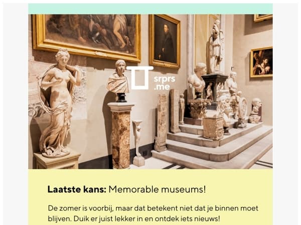 Laatste kans: Memorable Museums 🖼️