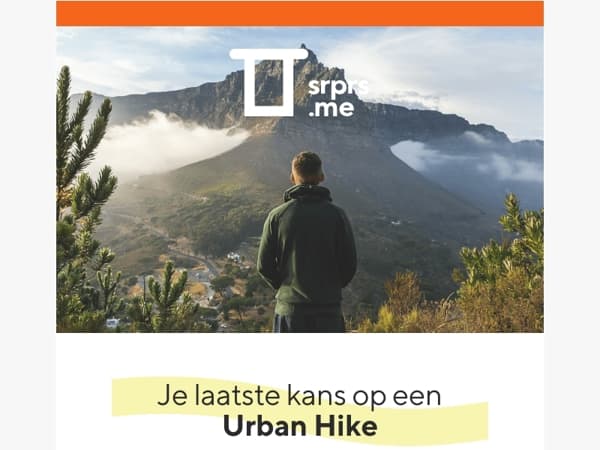 Je laatste kans op een Urban Hike! 🥾