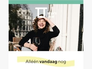 Alléén vandaag nog ⏰