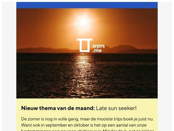 De zomer is nog niet klaar met jou ☀️