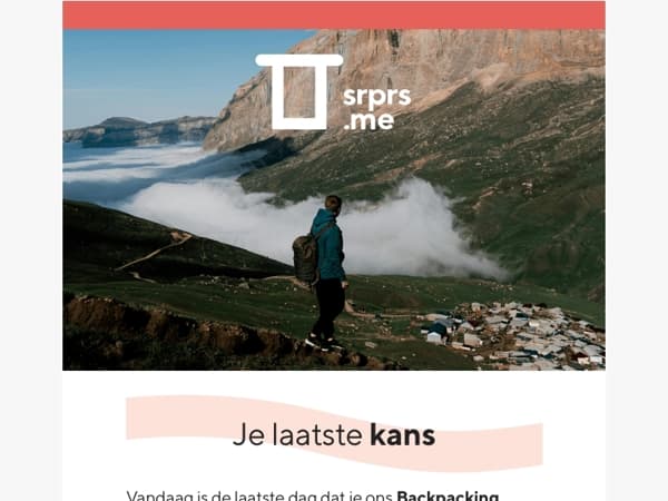 Laatste dag voor €75 korting!