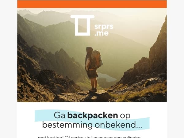 Extra vakantiegeld: €75 korting op álle srprs.reizen 🤑