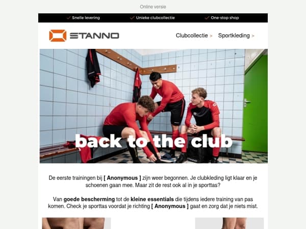 Wat ontbreekt er nog in jouw sporttas?
