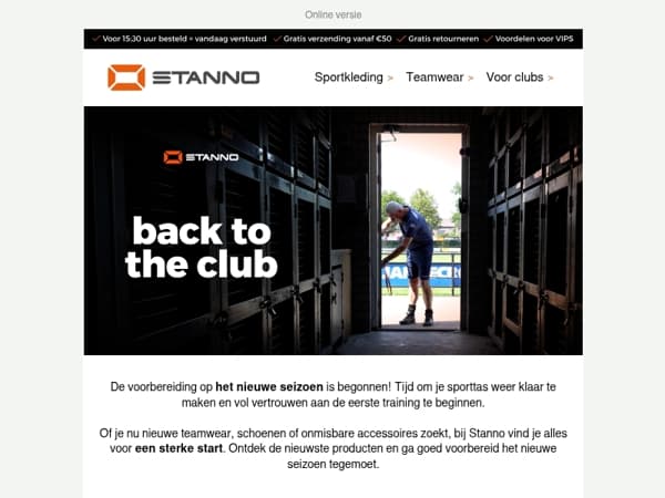 Back to the Club: het nieuwe seizoen begint hier