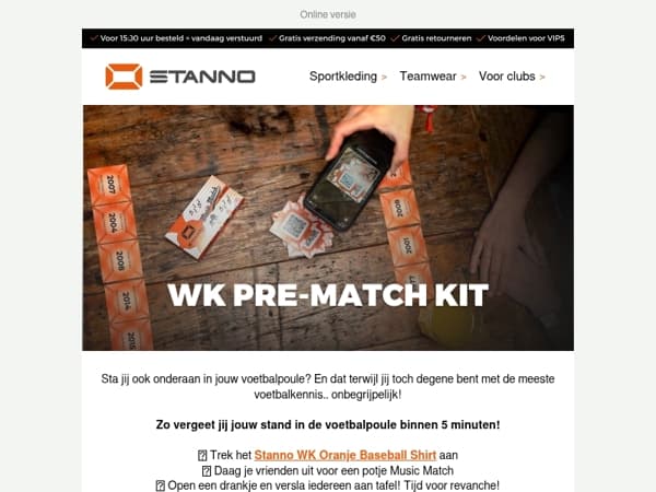 Onderaan in jouw voetbalpoule? Tijd voor revanche!🧡