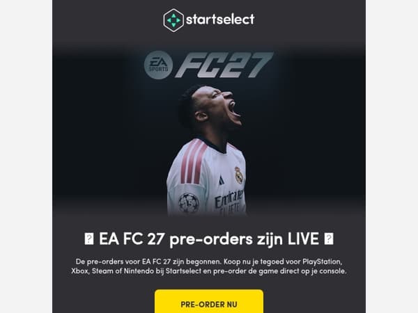 Pre-order EA FC 27 now! ⚡️