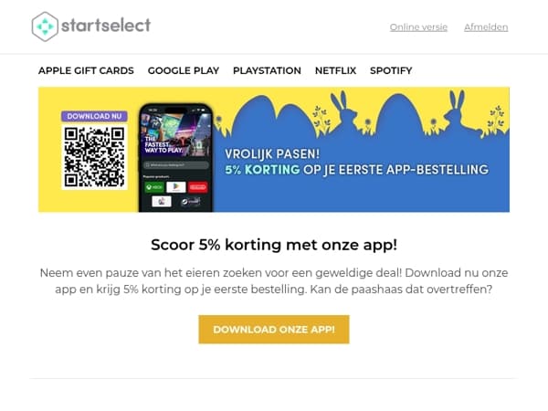 🐣Paasdeal: 5% korting op je aankoop!