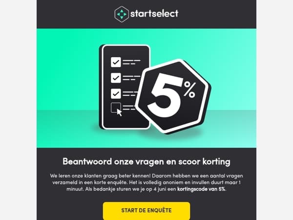   Scoor 5% korting!